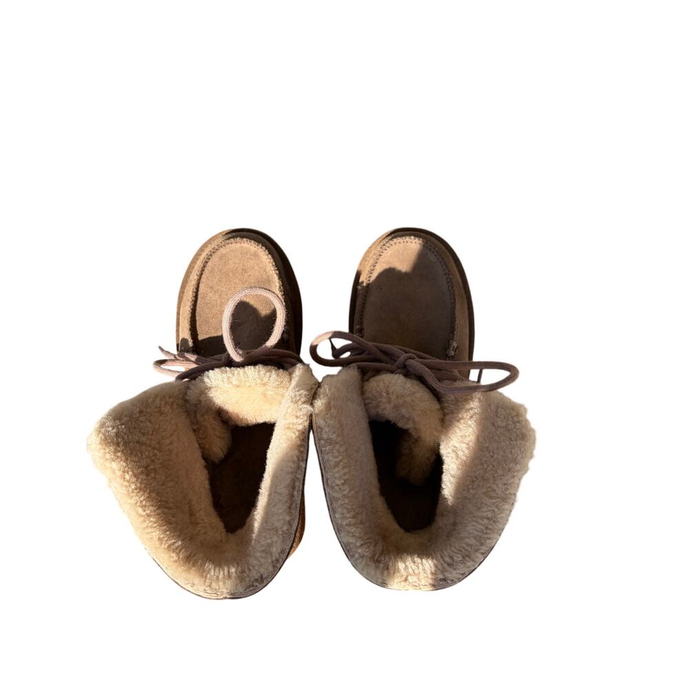 UGG Brown Shearling Ankle Booties - image 4